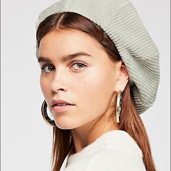 Free People Accessories - Free People Rialto Cord Beret NWOT